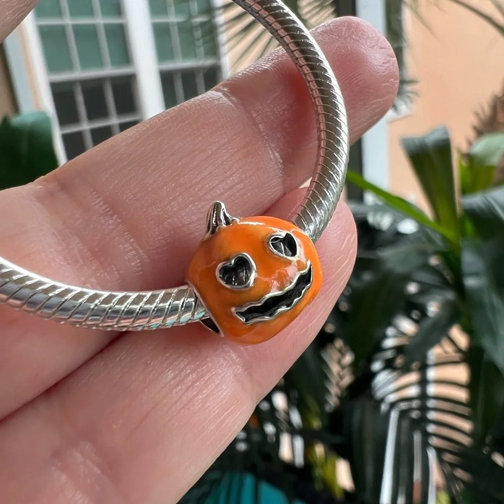 Glow in the Dark Pumpkin Charm